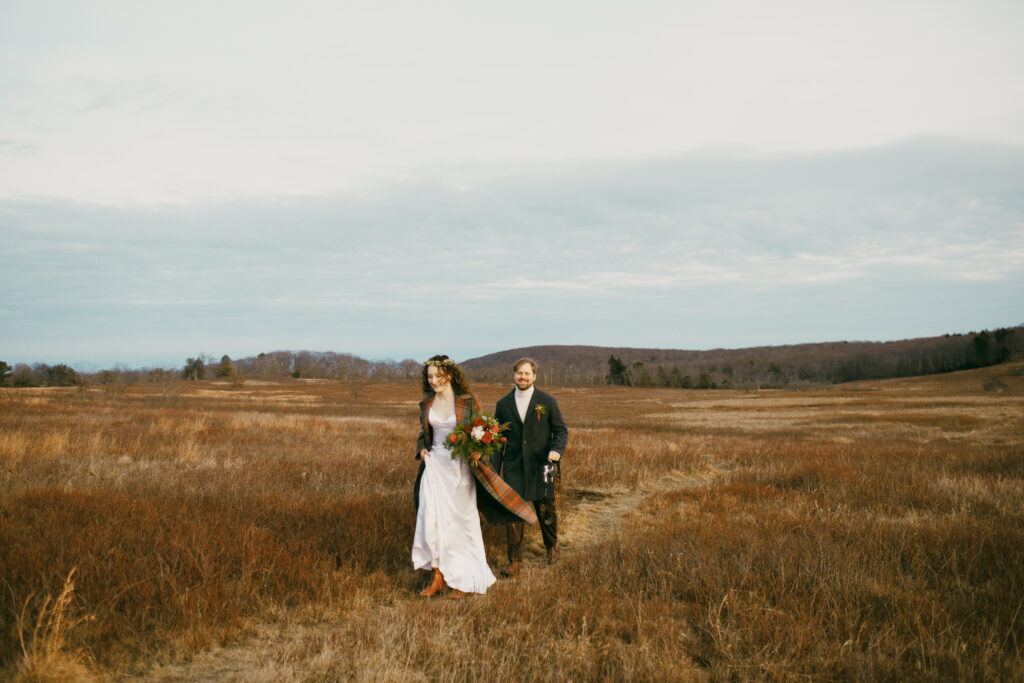 Winter elopement in Shenandoah National Park Big Meadows